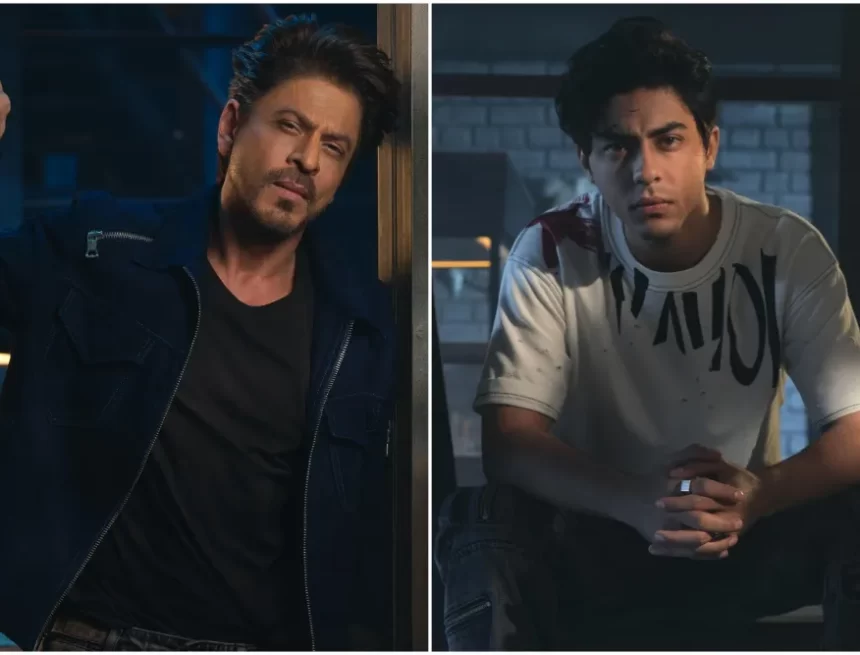 Shah-Rukh-Khan-Aaryan-Khan Aryan Khan Unveils First Look of Debut Directorial ‘Ba***ds Of Bollywood’ with SRK-Style Twist