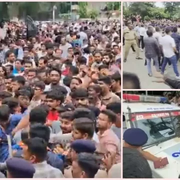 Class 10 Student Fatally Stabbed by Junior in Ahmedabad, Protests Erupt Outside School