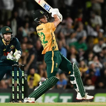 Dewald Brevis Smashes Fastest T20I Fifty for South Africa Against Australia