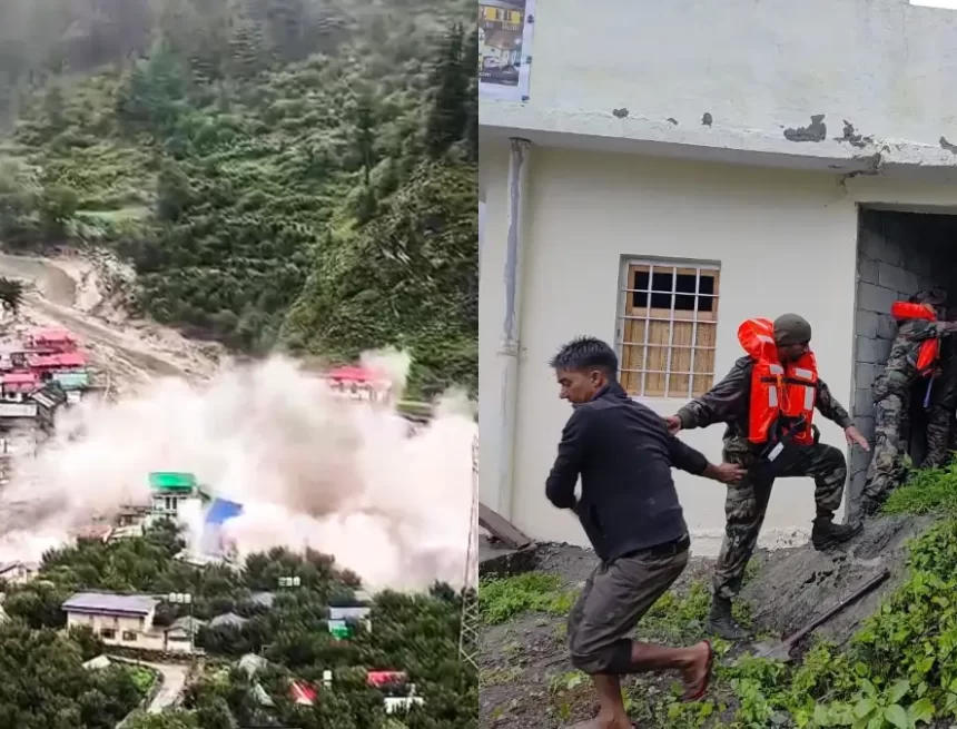 Uttarakhand: The Army swiftly carries out rescue operations after landslide close to Dharali