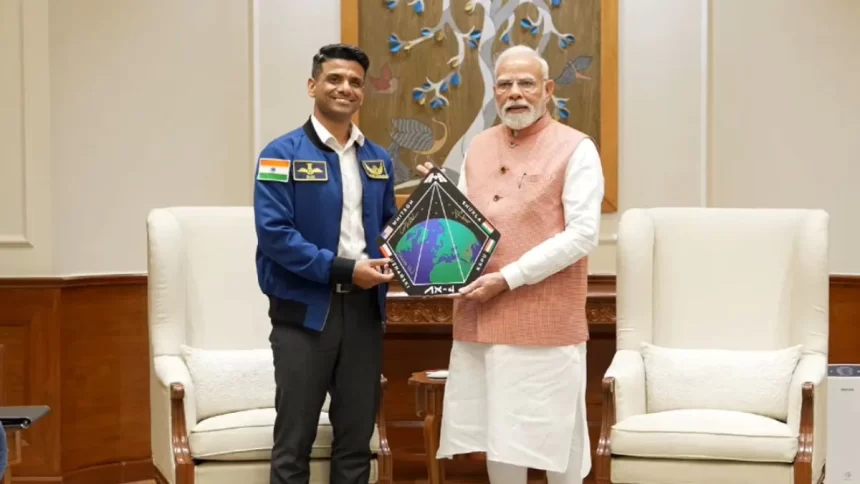 PM Modi Meets Astronaut Shubhanshu Shukla After Historic Space Mission