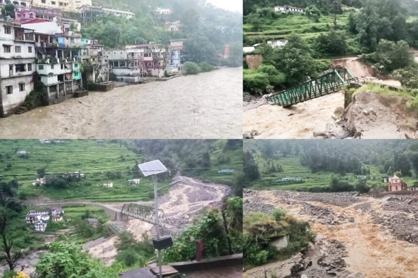 Cloudbursts Hit Uttarakhand’s Rudraprayag and Chamoli; Rescue Ops Underway