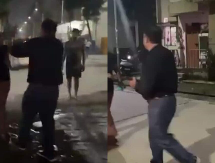 dzNYaaui Ghaziabad Man Slaps Woman 8 Times for Feeding Stray Dogs, Video Goes Viral