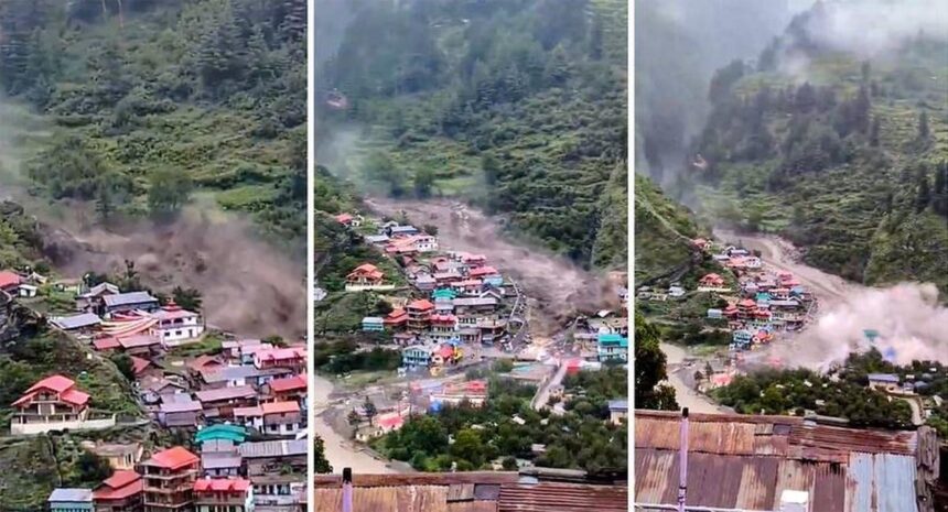 Uttarkashi: Village of Dharali has completely swept away,11 soldiers missing, causing Kedarnath yatra to halted
