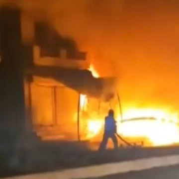 Massive Fire After LPG Tanker Accident in Hoshiarpur: 2 Dead, Several Injured