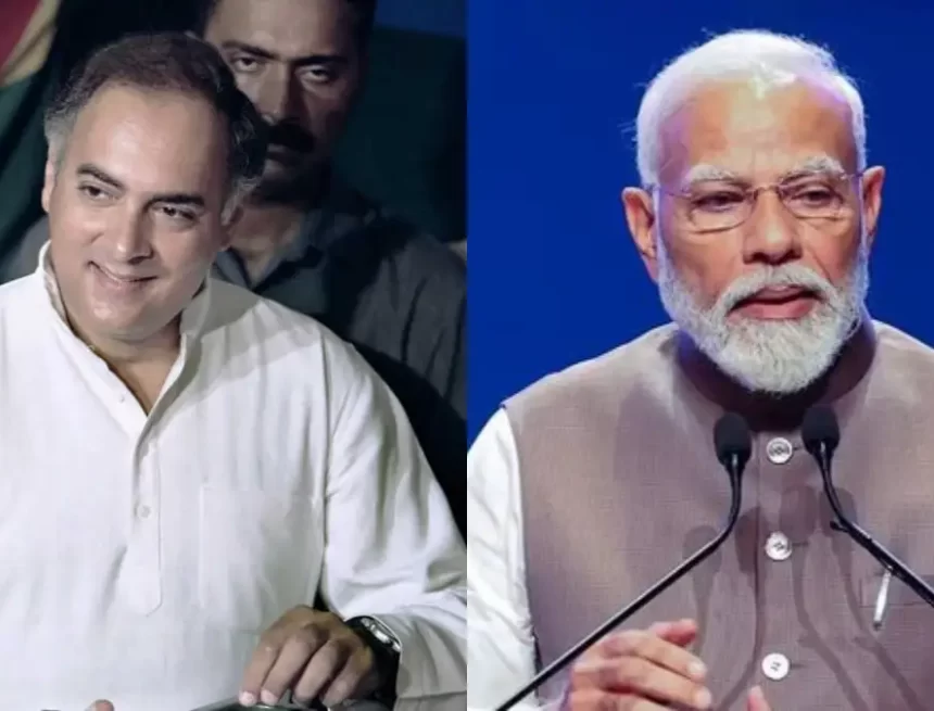 modi-1716265698 PM Modi, Congress Leaders Pay Tributes to Rajiv Gandhi on His 81st Birth Anniversary