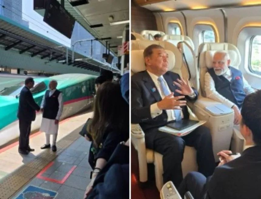 pm-modi-2-1756521483 PM Modi Takes Bullet Train Ride with Japanese PM Shigeru Ishiba During Tokyo Visit