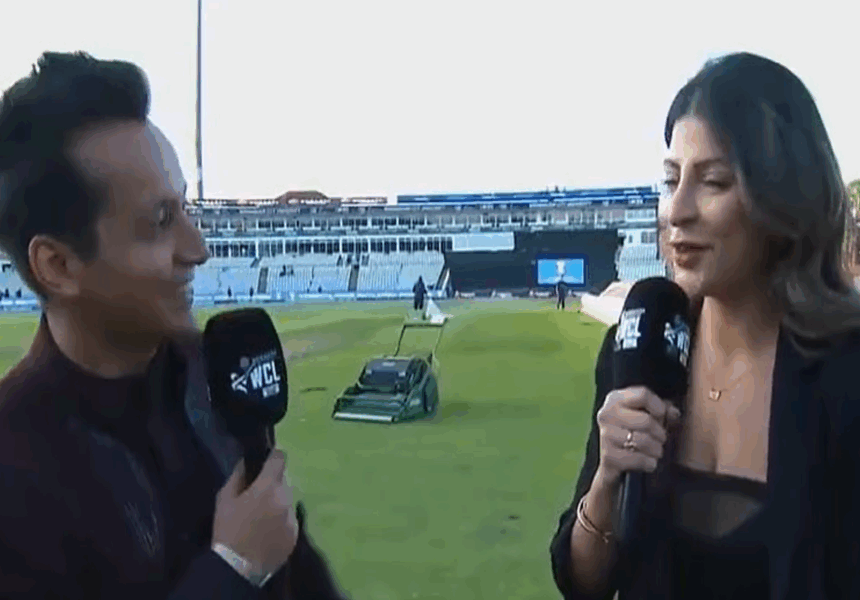 WCL Owner Harshit Tomar Stuns Anchor Karishma Kotak with On-Air Proposal