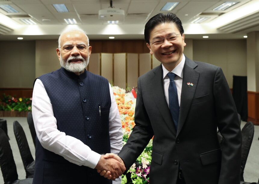 Singapore PM Lawrence Wong Begins Three-Day India Visit to Boost Strategic Ties