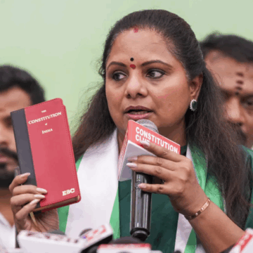 K Kavitha Suspended from BRS by KCR Over Alleged Anti-Party Activities