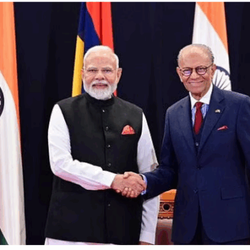 Mauritius Prime Minister Navinchandra Ramgoolam Begins Eight-Day State Visit to India