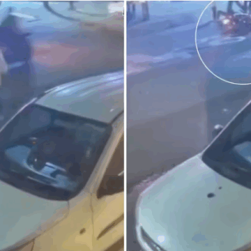 Father Killed While Saving Son From Speeding Bike in Malappuram, CCTV Footage Surfaces