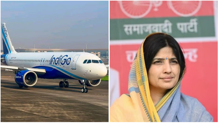 Screenshot 2025-09-14 160820 Lucknow-Delhi Indigo Flight Aborts Take-Off After Engine Fault; MP Dimple Yadav Onboard