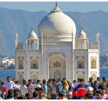 Rajasthan: Taj Mahal Replica Among 7 ‘Seven Wonders’ Structures Demolished in Ajmer’s Anasagar Wetland