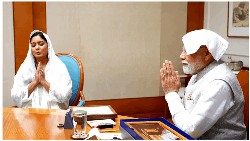 PM Modi Meets Sikh Sangat, Harshdeep Kaur’s Mool Mantra Performance Goes Viral