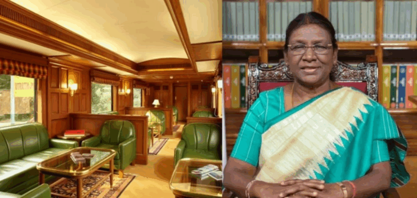 President Murmu Travels on Maharajas’ Express, World’s Most Luxurious Train, for Mathura-Vrindavan Visit