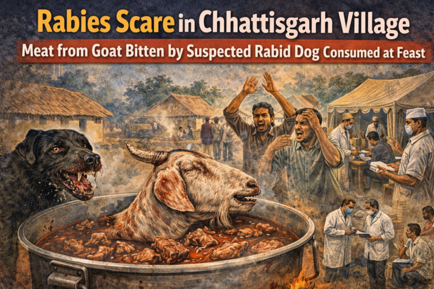 Rabies Alert in Chhattisgarh Village After Meat From Goat Bitten by Suspected Rabid Dog Is Consumed