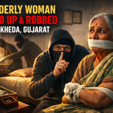 Courteous Crime Shocks Gujarat: Elderly Woman Tied Up and Robbed in Kheda Village