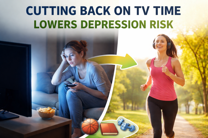 Cutting Back on Television Time May Significantly Lower Depression Risk: New Research Shows
