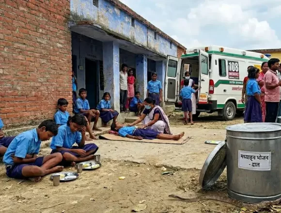 Over 150 Children Fall Ill After Suspected Contaminated Mid-Day Meal in Bihar’s Saharsa