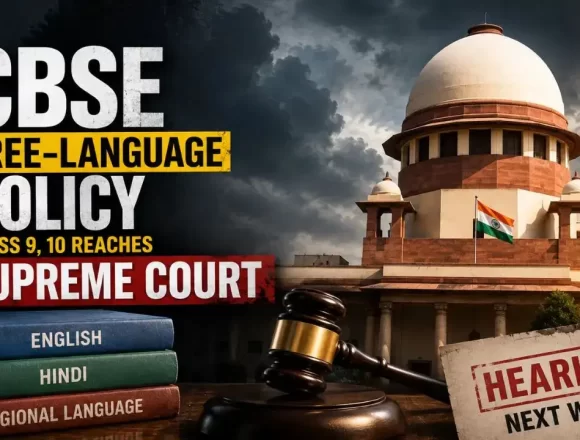 Supreme Court to Examine Legal Challenge to CBSE’s Three-Language Policy for Class 9 Students