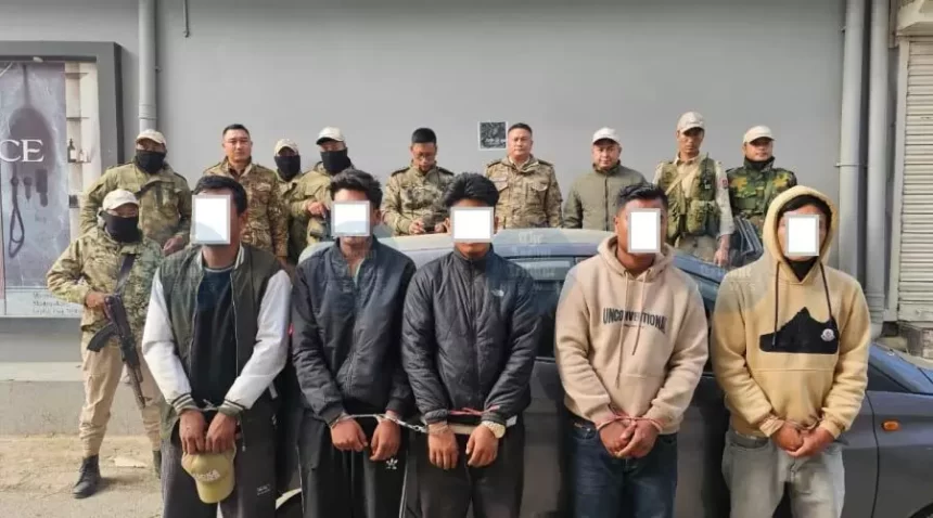 Nine Arrested in Manipur as Security Forces Bust Militant–Drug Network, Seize Arms and Narcotics