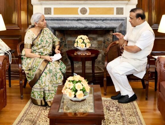 1714349-himanta-biswa-sarma-nirmala-sitharaman Assam Targets ₹10 Lakh Crore Economy by 2028, Says Himanta Biswa Sarma Amid Push for Rapid Growth