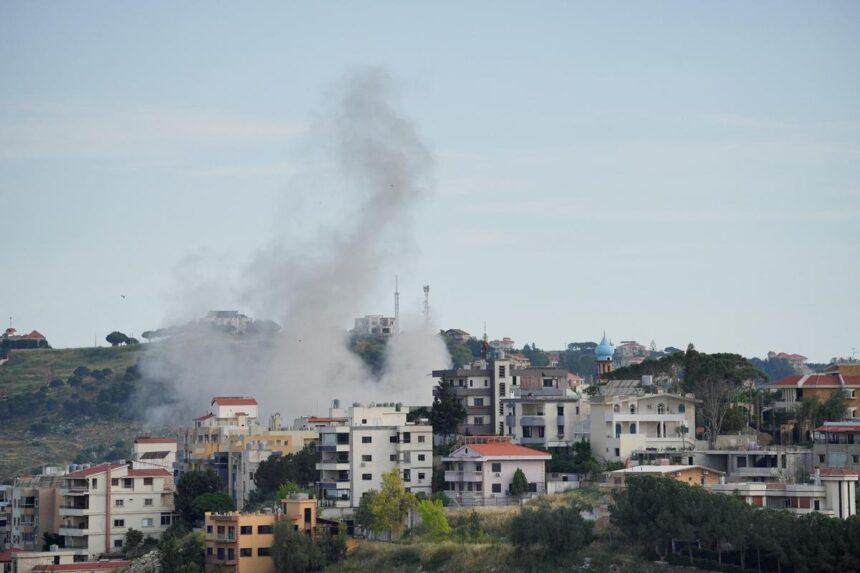 2026-05-19T151925Z_407072959_RC2ECLAJYSWD_RTRMADP_3_IRAN-CRISIS-LEBANON-ISRAEL Israeli Airstrikes in Southern Lebanon Leave 19 Dead as Ceasefire Struggles to Hold