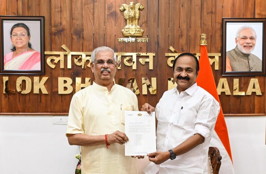 20260517533L V D Satheesan Sworn In as Kerala Chief Minister as Congress-Led UDF Returns to Power After a Decade
