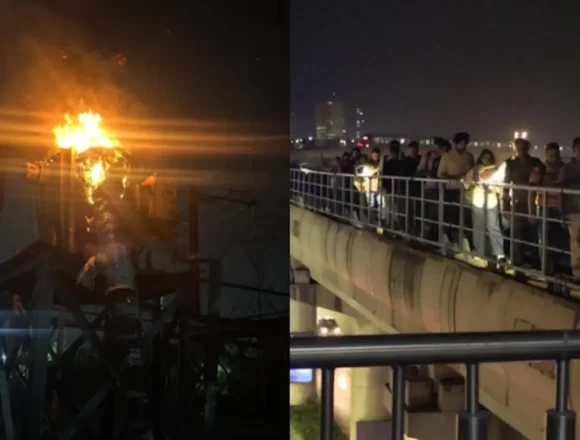 Transformer Explosion Causes Massive Power Outage in Gurugram, Rapid Metro Operations Disrupted