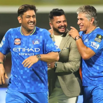 CSK-Dhoni-MS-Suresh-Raina-IPL MS Dhoni Hints at IPL Exit as Fitness Concerns Intensify Ahead of Crucial Decision