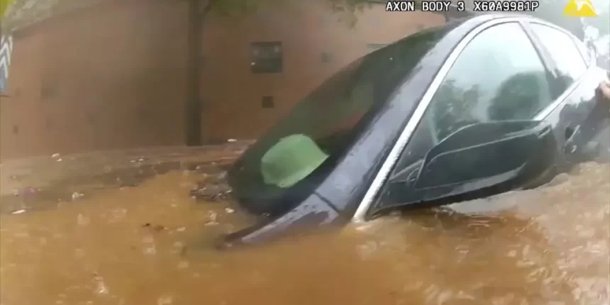 d556ecf1-Video-2 Atlanta Faces Severe Flash Flood Emergency as Torrential Rain Submerges Roads and Strands Vehicles