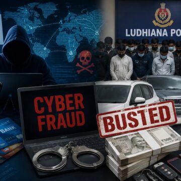 Ludhiana Police Bust Massive International Cyber Fraud Network; 132 Arrested in Major Crackdown