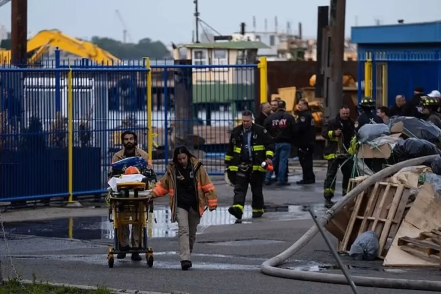 Explosion and Fire at Staten Island Shipyard Injures Workers, Investigation Underway in New York City