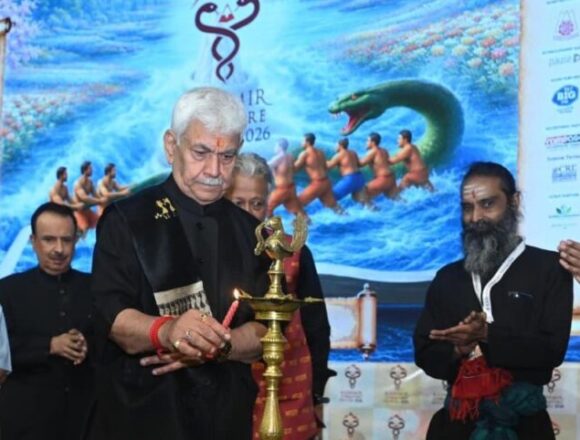 LG Manoj Sinha Calls on Writers to Shape India’s Narrative at Kashmir Literature Festival 2026