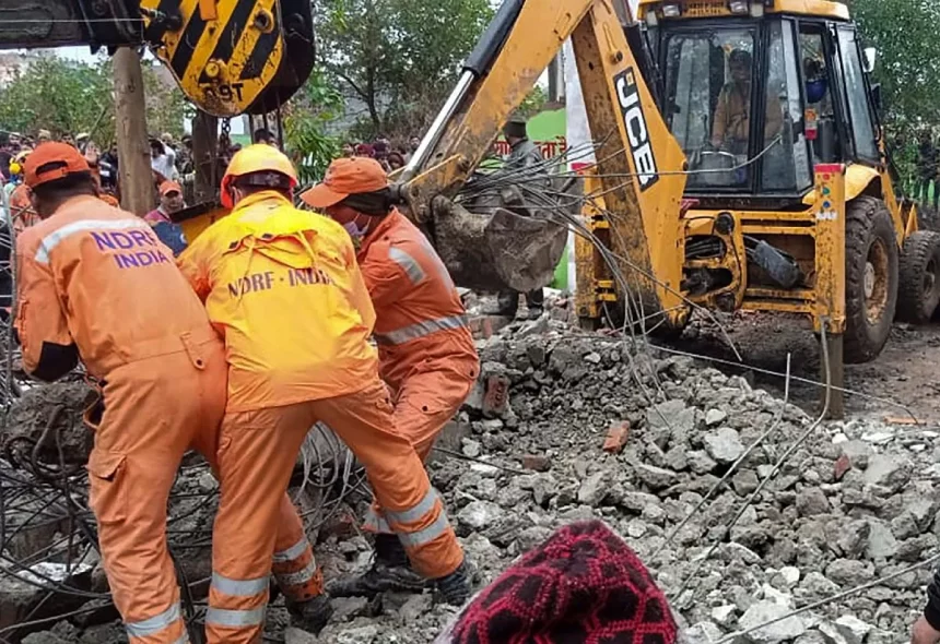 Two Children Killed, Eight Injured After Residential Roof Collapse Triggers Tragedy in Lucknow