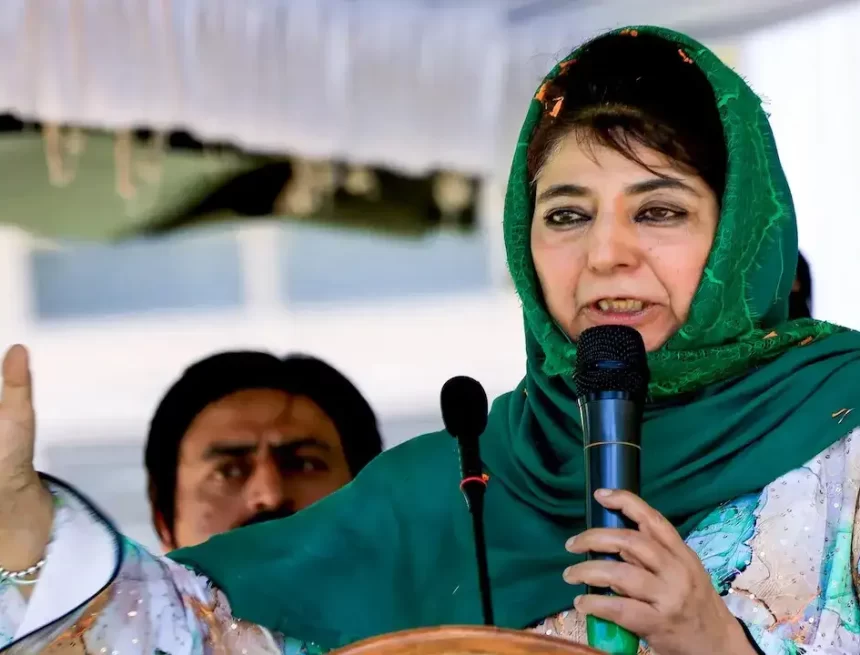 Mehbooba Mufti’s Visit to Proposed AIIMS Awantipora Site Triggers Fresh Political Debate in Jammu and Kashmir