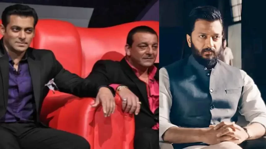 Riteish Deshmukh Reacts Strongly to Question About Locking Up Salman Khan and Sanjay Dutt During Promotional Event