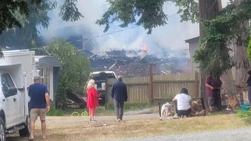 Washington House Explosion Levels Homes on Whidbey Island, Injures Three Firefighters During Emergency Response