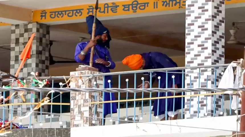 Nihang Group Digs In at Paonta Sahib Gurdwara, Demands Release of Detained Members