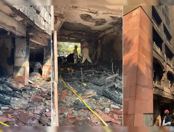 Deadly South Delhi Hotel Fire Triggers Chaos as Guests Leap from Windows to Escape Inferno