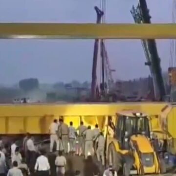 Three Workers Killed After Crane Collapses on Temporary Shelter at Faridabad Construction Site