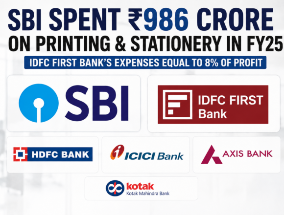 ChatGPT Image Jun 21, 2026, 02_41_00 PM ₹986 Crore on Paper! SBI Tops Printing Expenses List in FY25, But One Private Bank’s Spending Raises Eyebrows