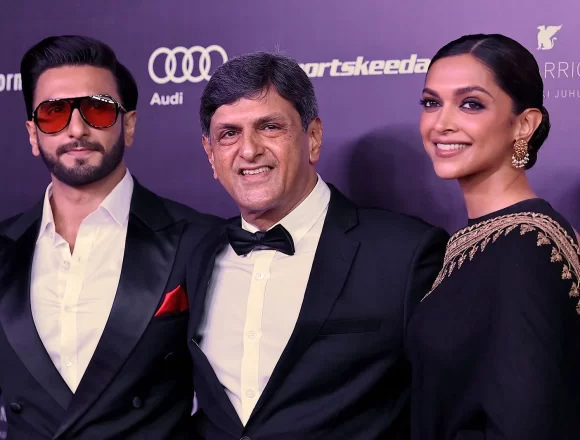 Deepika-Padukone-Ranveer-Singh-Prakash-Padukone-Indian-Sports-Honours-March-2023 Prakash Padukone Gives Thumbs-Up to Ranveer Singh’s Intense New Avatar in ‘Dhurandhar’
