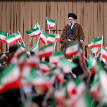 FILE PHOTO: Iran's Supreme Leader Ayatollah Ali Khamenei attends a meeting with students in Tehran Iran Signals Renewed Openness to Nuclear Talks Amid Shift in Stance Toward US Pressure