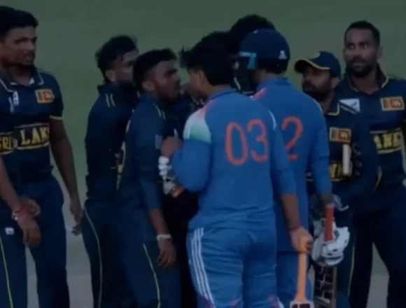 Vaibhav-Sooryavanshi-fight-Sri-Lanka-A Sri Lanka Dismisses Claims of Targeting Vaibhav Sooryavanshi After Heated U-19 Clash Against India