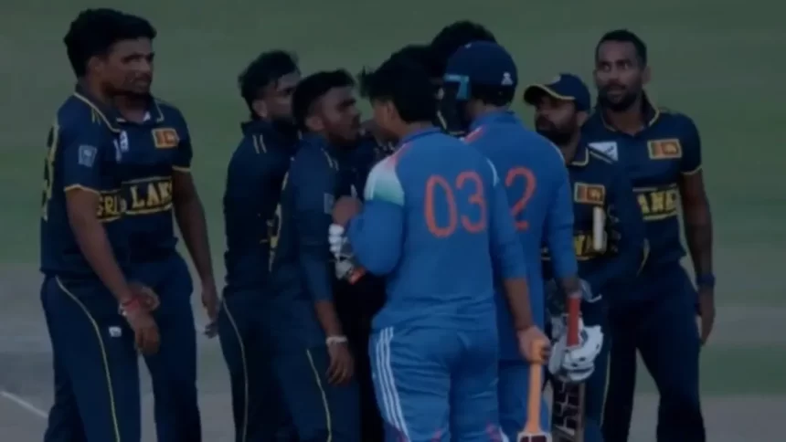 Vaibhav-Sooryavanshi-fight-Sri-Lanka-A Sri Lanka Dismisses Claims of Targeting Vaibhav Sooryavanshi After Heated U-19 Clash Against India