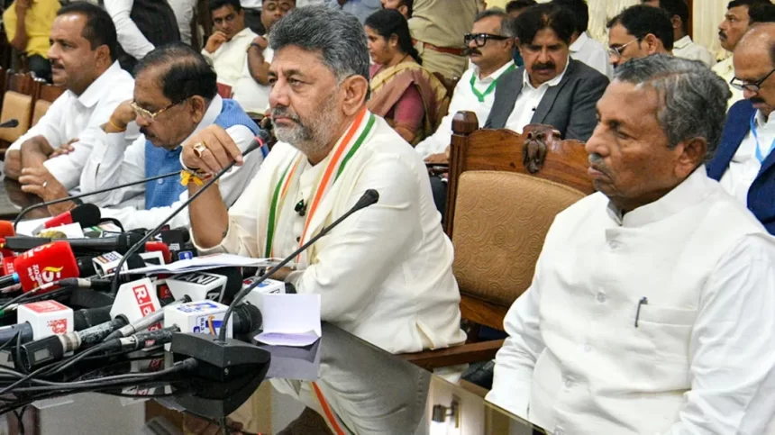 DK Shivakumar Takes Charge as Karnataka Chief Minister, Marking a New Political Chapter