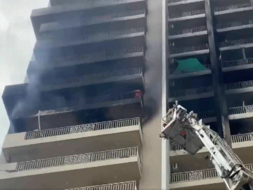 Massive Fire Engulfs Noida High-Rise Apartment Tower, Multiple Lives Lost in Tragic Blaze
