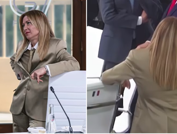 gmviral Giorgia Meloni Rejects Donald Trump’s Interpretation of Viral G7 Photo, Says ‘Neither I Nor Italy Ever Beg’
